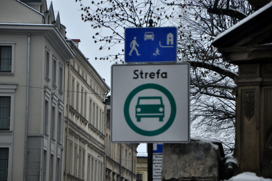 Strefa Czystego Transportu - znak