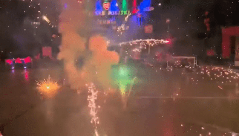 wośp rumia skandal fajerwerki