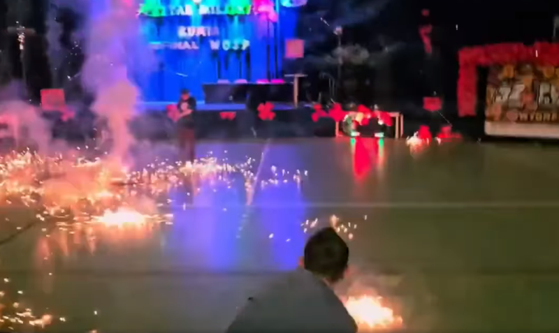 wośp rumia skandal fajerwerki