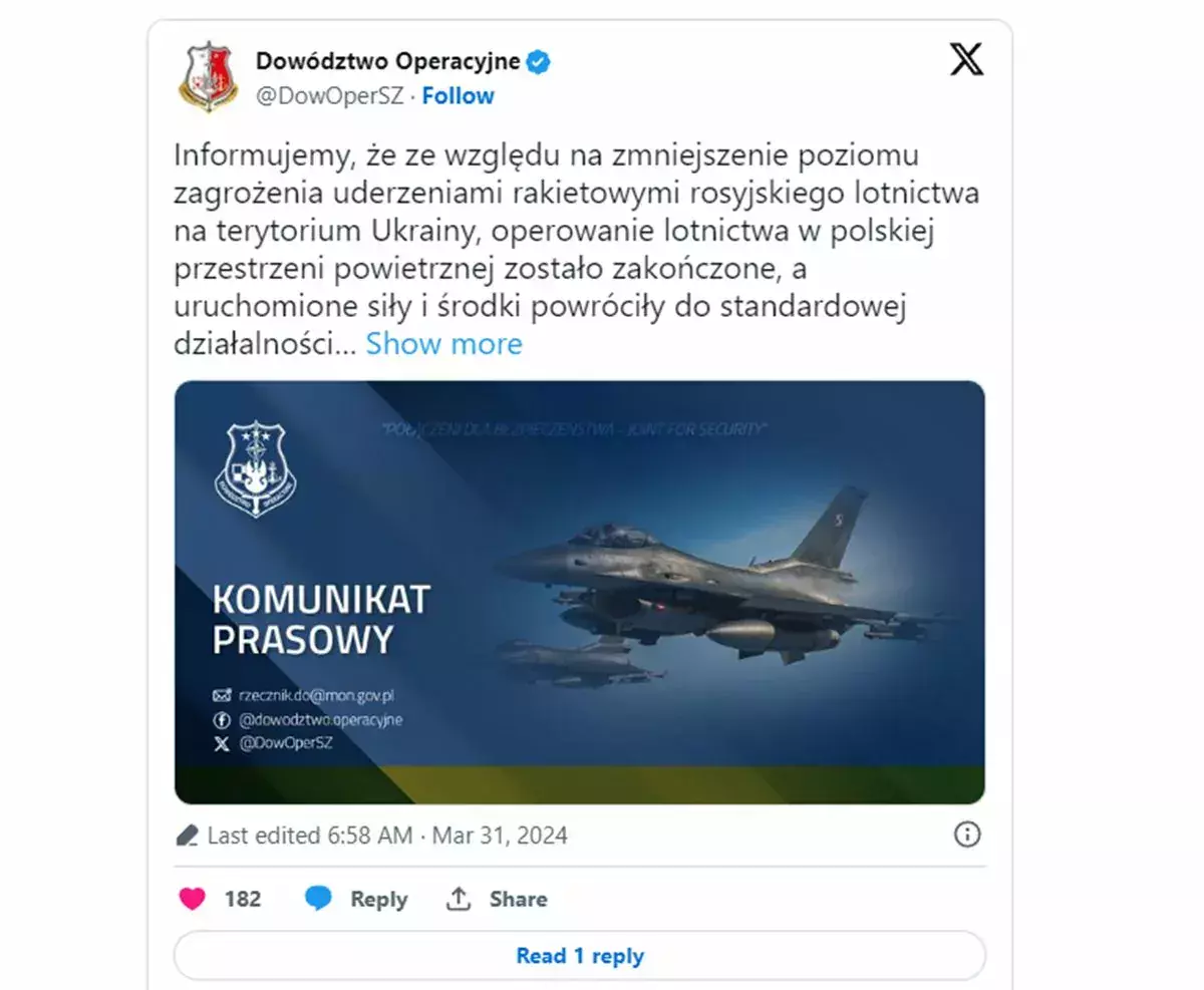 loty samolotów NATO nad Bałtykiem
