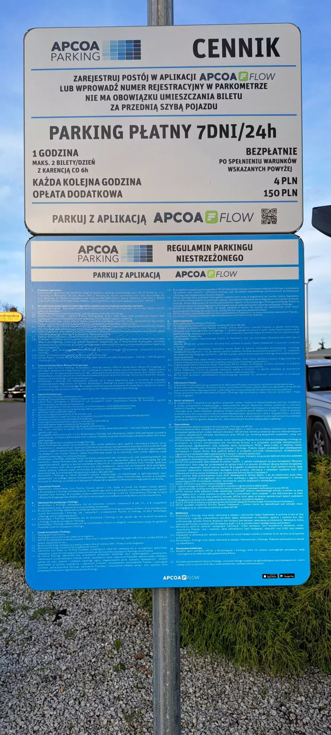 zakupy w Zgierzu z parkometrem